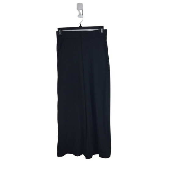 ExOfficio Aysha Black Heather Pants Trouser Wide Leg Wicking Womens Size 2 NWT - Picture 1 of 7
